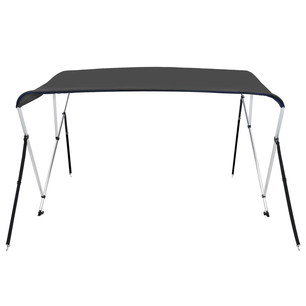 3-Bow Bimini Top Anthrazit 183x196x137 cm Stilecasa