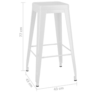 5-tlg. Bar-Set Schwarz und Weiß Stilecasa