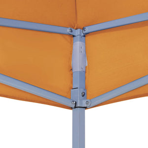 Partyzelt-Dach 3x3 m Orange 270 g/m² Stilecasa