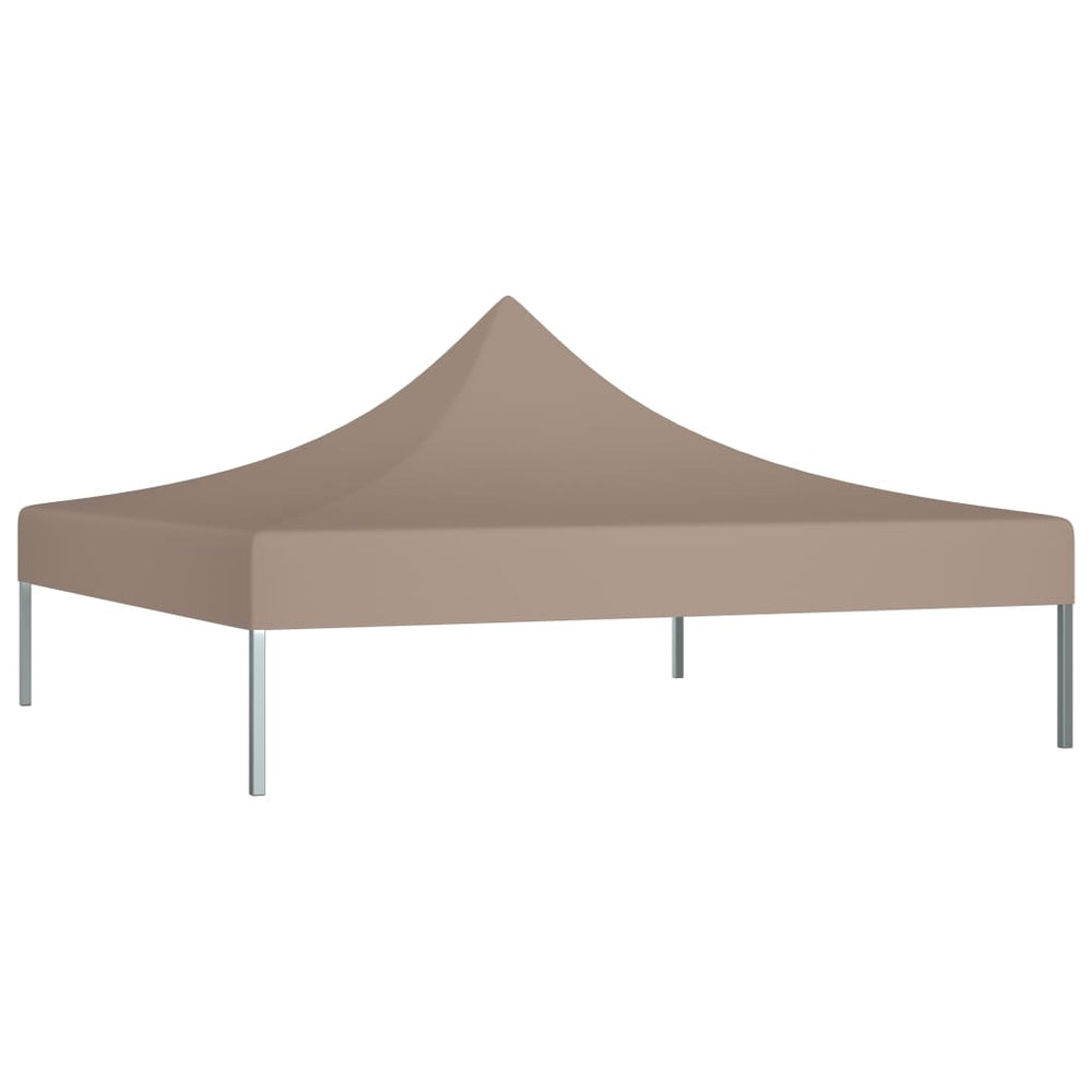 Partyzelt-Dach 3x3 m Taupe 270 g/m² Stilecasa