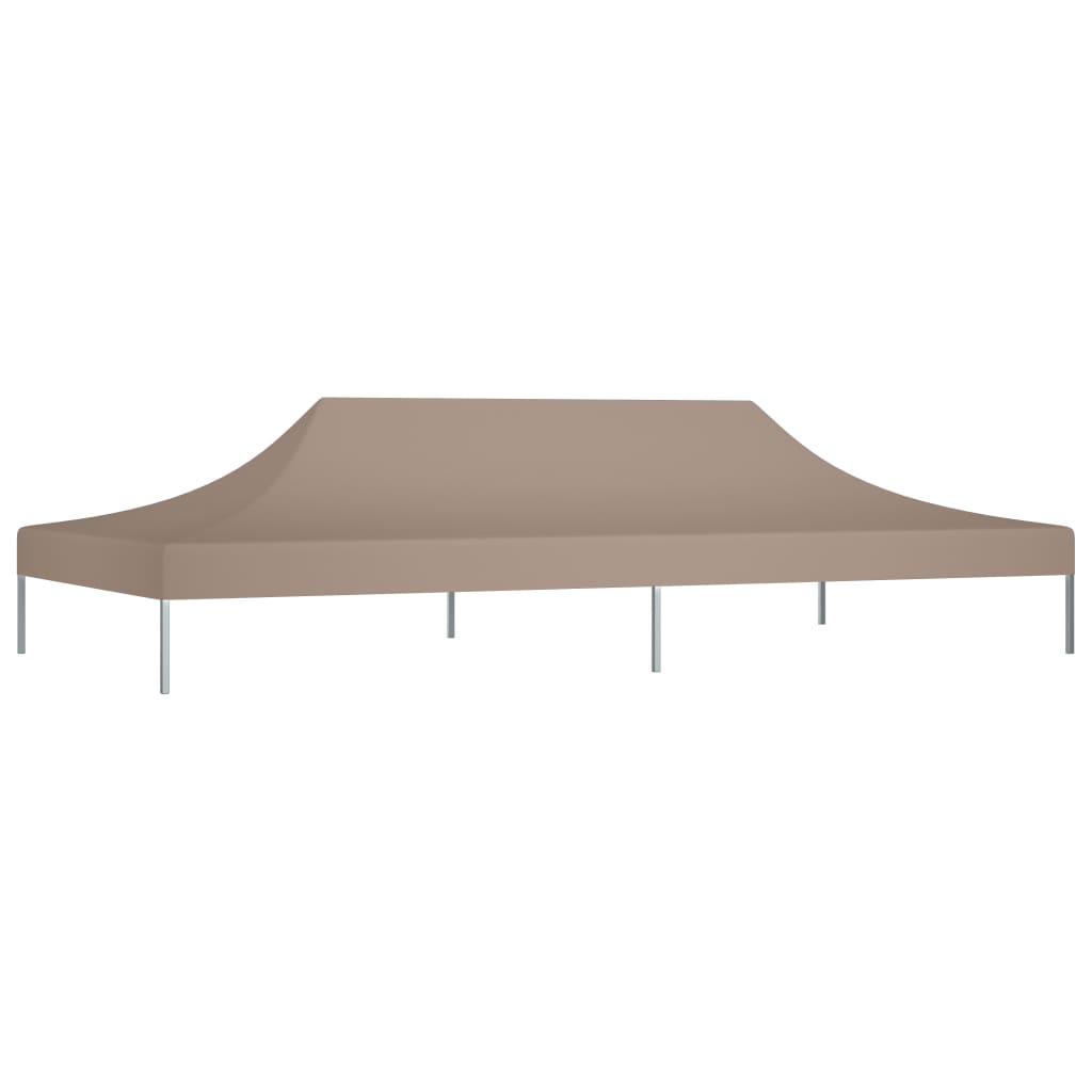 Partyzelt-Dach 6x3 m Taupe 270 g/m² Stilecasa