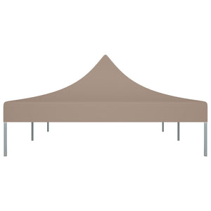 Partyzelt-Dach 6x3 m Taupe 270 g/m² Stilecasa