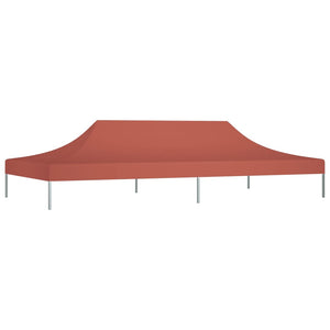 vidaXL Partyzelt-Dach 6x3 m Terrakotta-Rot 270 g/m²