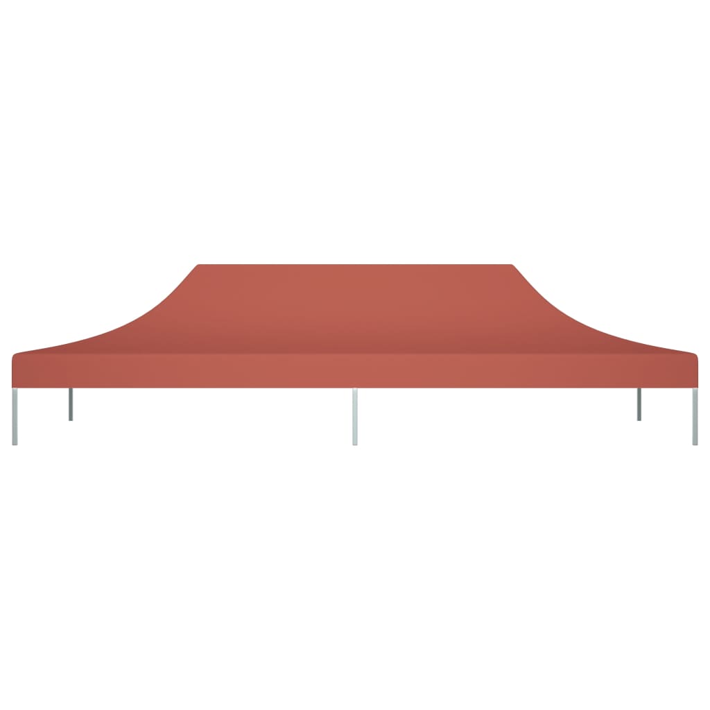 vidaXL Partyzelt-Dach 6x3 m Terrakotta-Rot 270 g/m²