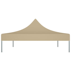 Partyzelt-Dach 4x3 m Beige 270 g/m²