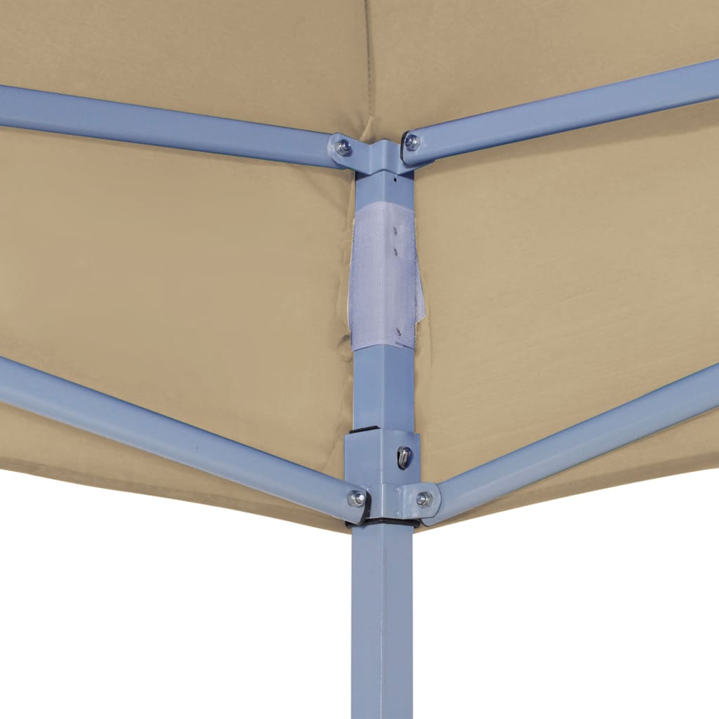 Partyzelt-Dach 4x3 m Beige 270 g/m²