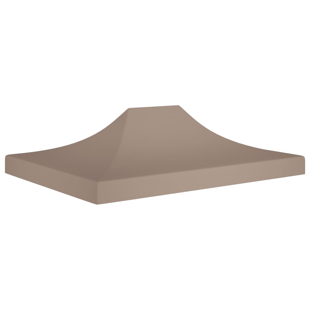 vidaXL Partyzelt-Dach 4x3 m Taupe 270 g/m²