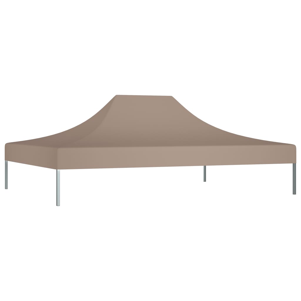 vidaXL Partyzelt-Dach 4x3 m Taupe 270 g/m²