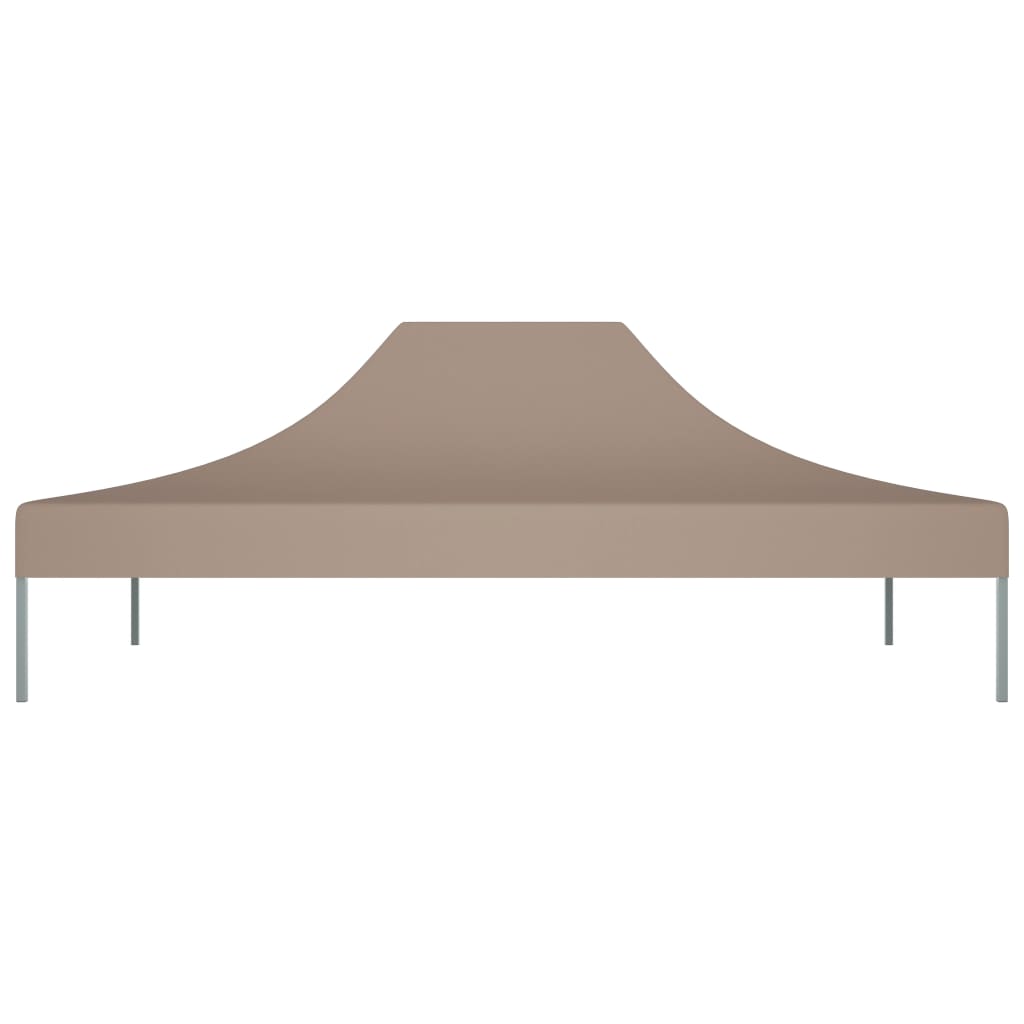 vidaXL Partyzelt-Dach 4x3 m Taupe 270 g/m²