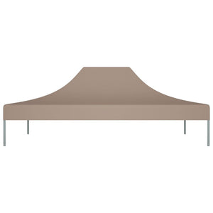 vidaXL Partyzelt-Dach 4x3 m Taupe 270 g/m²