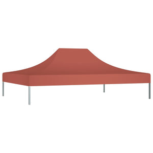 vidaXL Partyzelt-Dach 4x3 m Terrakotta-Rot 270 g/m²