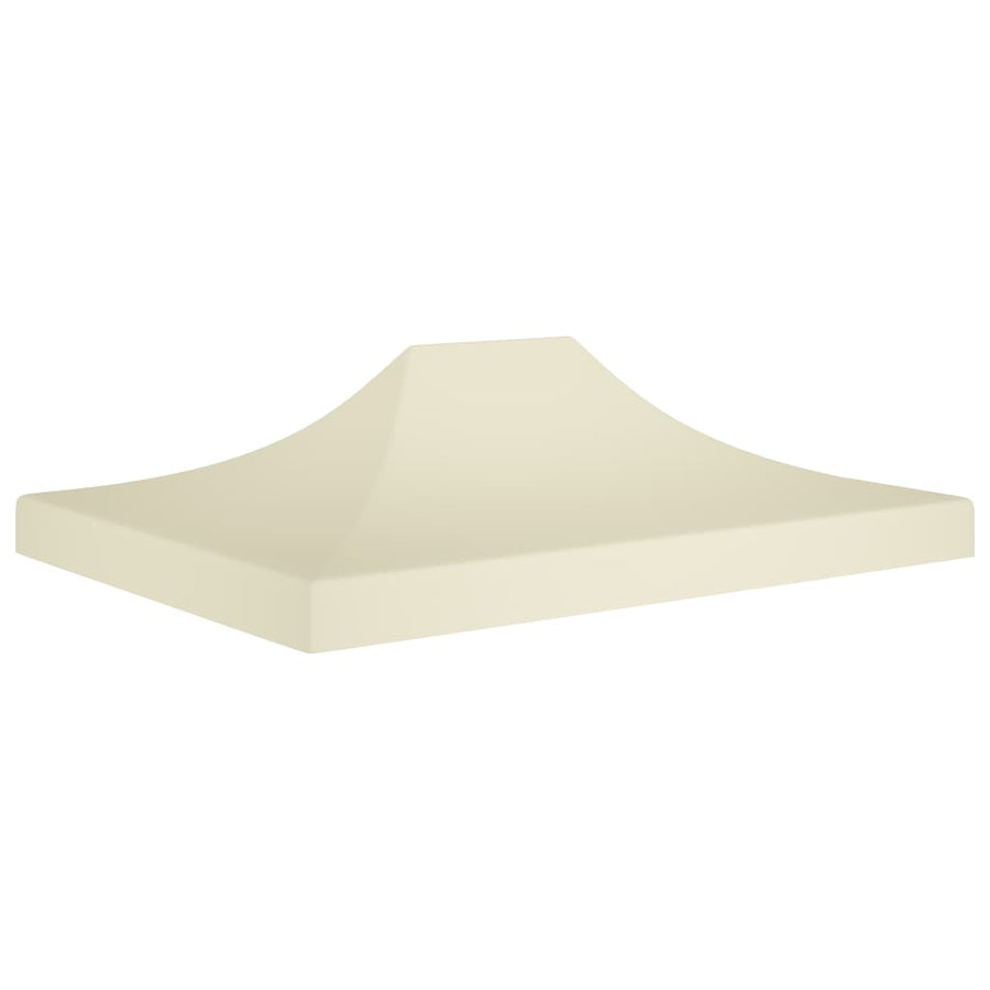 Partyzelt-Dach 4,5x3 m Creme 270 g/m² Stilecasa