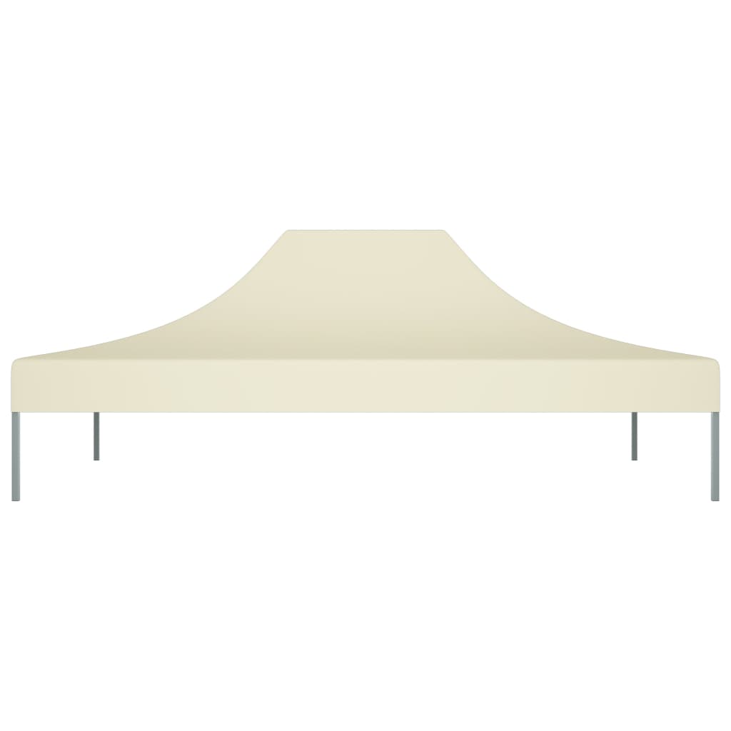 Partyzelt-Dach 4,5x3 m Creme 270 g/m² Stilecasa