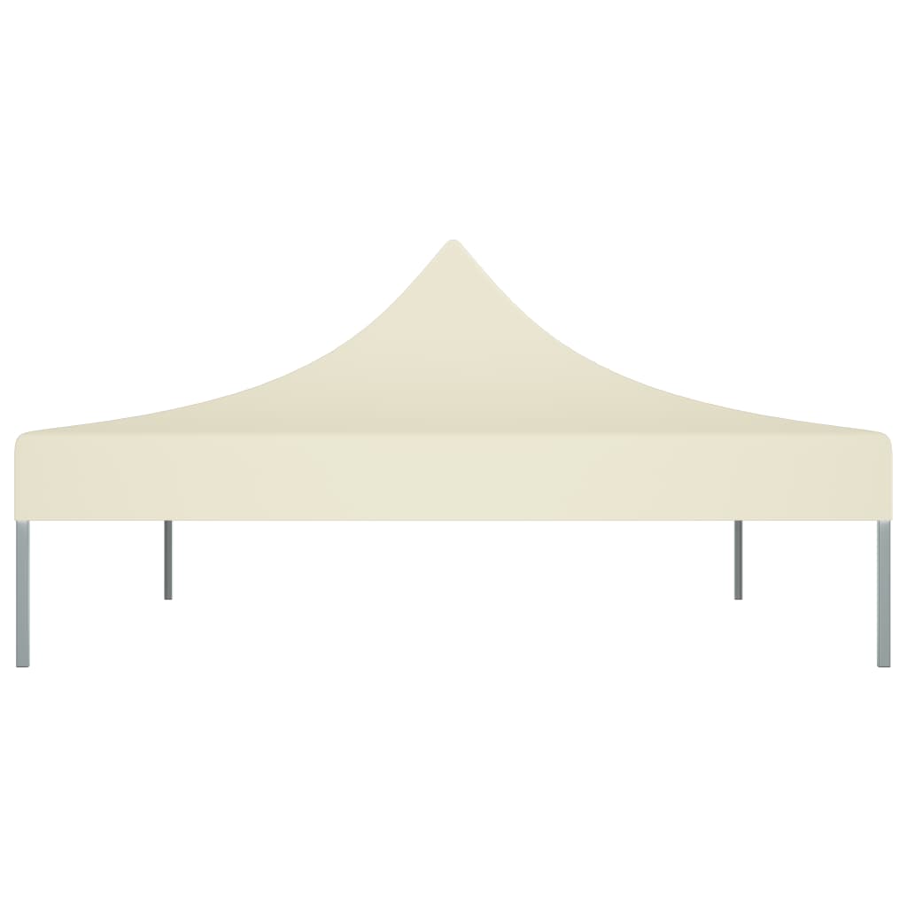 Partyzelt-Dach 4,5x3 m Creme 270 g/m² Stilecasa