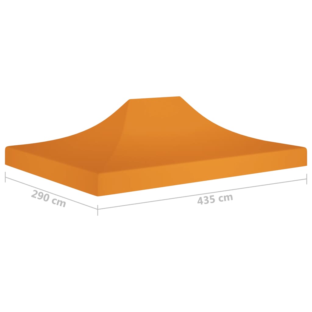 vidaXL Partyzelt-Dach 4,5x3 m Orange 270 g/m²