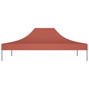 vidaXL Partyzelt-Dach 4,5x3 m Terrakotta-Rot 270 g/m²