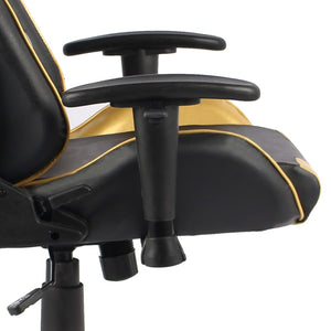 vidaXL Gaming-Stuhl Drehbar Golden PVC