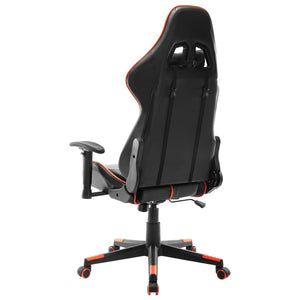 vidaXL Gaming-Stuhl Schwarz und Orange Kunstleder