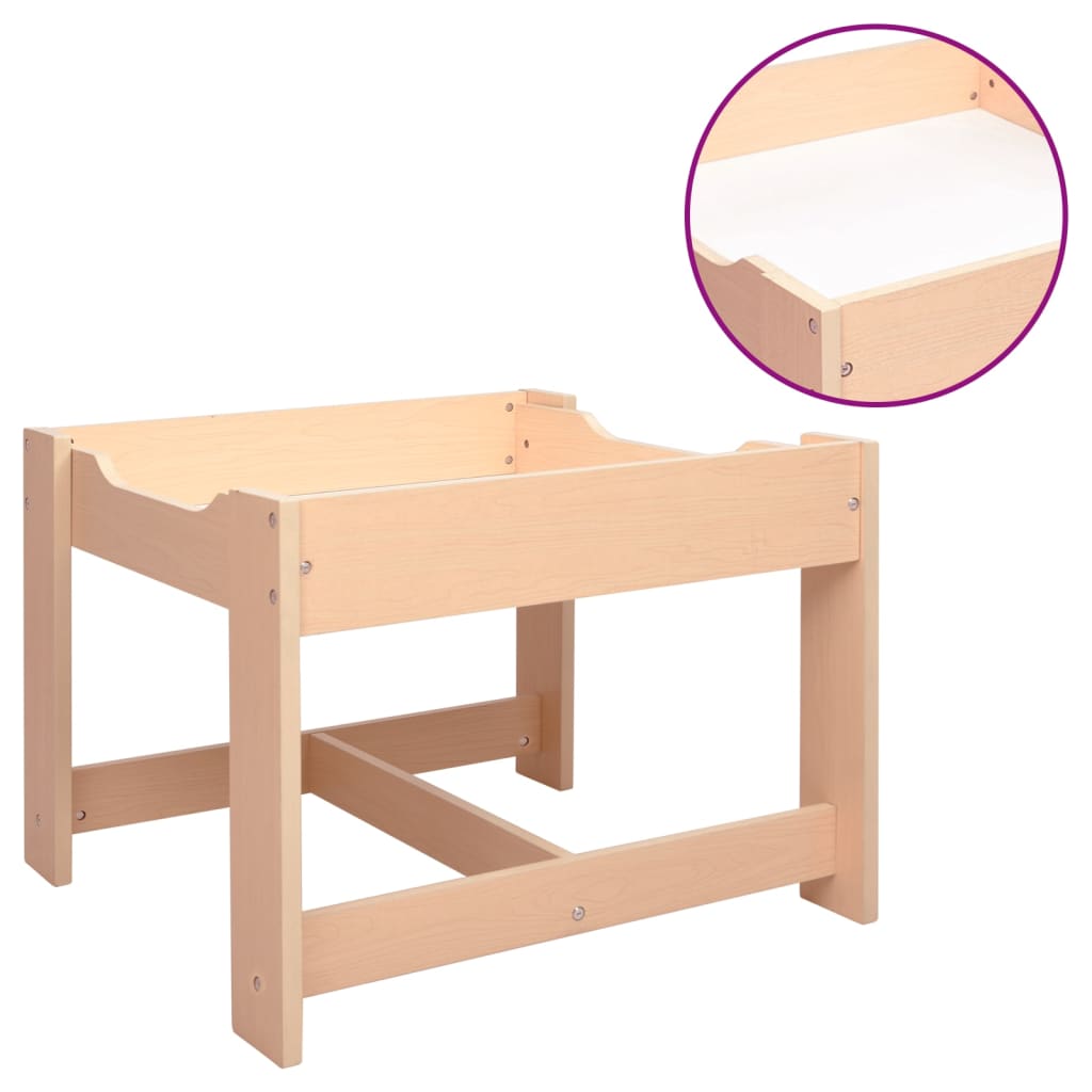 Kindertisch mit 2 Stühlen MDF