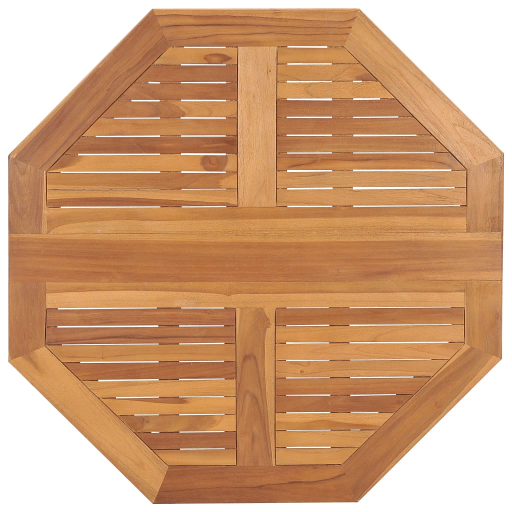 vidaXL Klappbarer Garten-Esstisch 90x90x75 cm Massivholz Teak