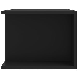 vidaXL TV-Schrank mit LED-Leuchten Schwarz 90x39x30cm