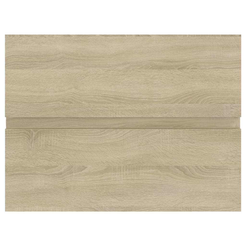 Waschbeckenunterschrank Sonoma-Eiche 60x38,5x45cm Holzwerkstoff Stilecasa