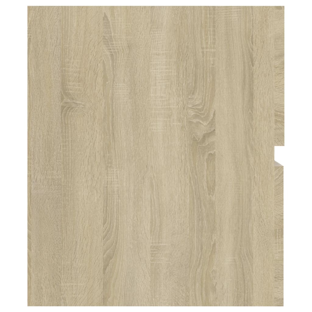 Waschbeckenunterschrank Sonoma-Eiche 60x38,5x45cm Holzwerkstoff Stilecasa