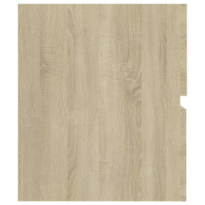 Waschbeckenunterschrank Sonoma-Eiche 60x38,5x45cm Holzwerkstoff Stilecasa