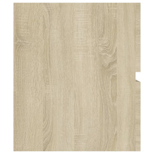 Waschbeckenunterschrank Sonoma-Eiche 80x38,5x45cm Holzwerkstoff Stilecasa