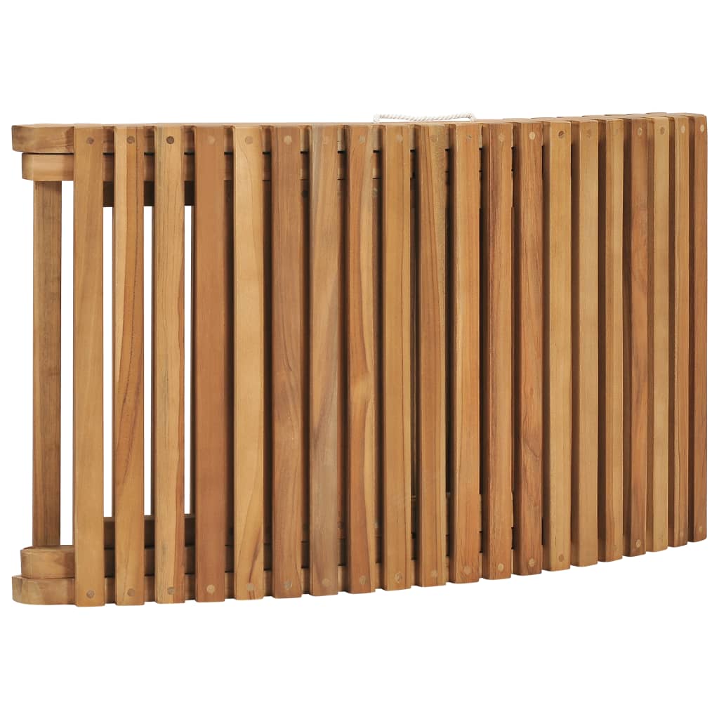 3-tlg. Garten-Lounge-Set Klappbar Massivholz Teak Stilecasa