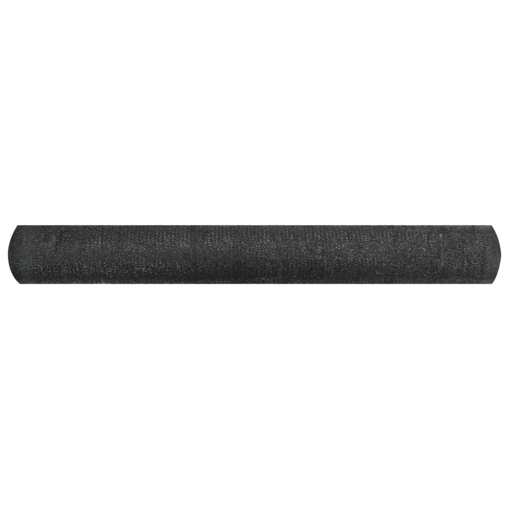 Zaunblende Schwarz 3,6x25 m HDPE 150 g/m² Stilecasa