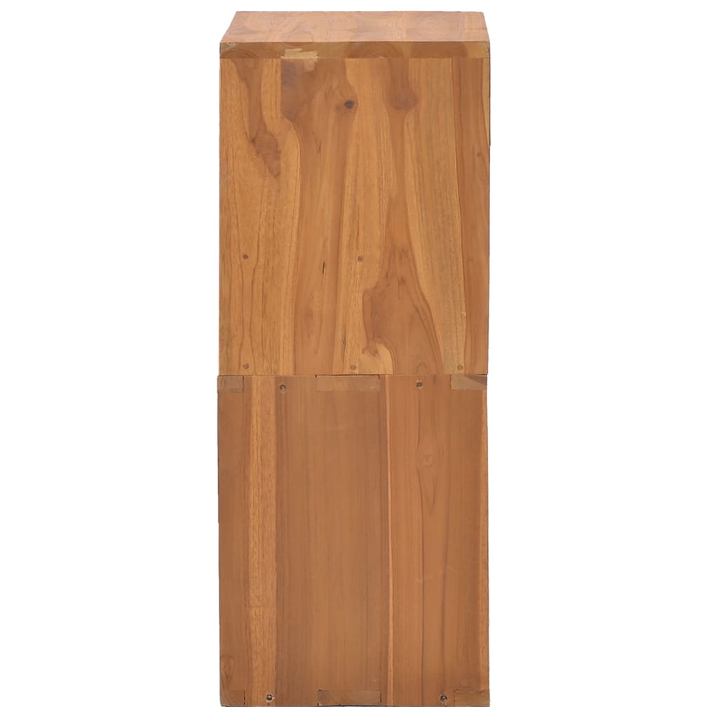 vidaXL Beistellschrank 40x30x76 cm Teak Massivholz