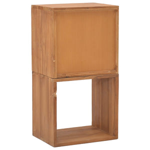 vidaXL Beistellschrank 40x30x76 cm Teak Massivholz