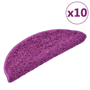 vidaXL Stufenmatten 10 Stk. 65x21x4 cm Violett