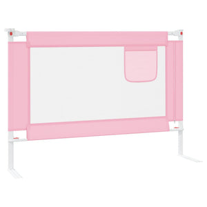 Kleinkind-Bettschutzgitter Rosa 90x25 cm Stoff Stilecasa