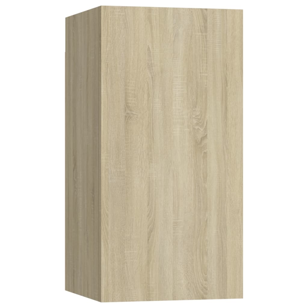 vidaXL TV-Schränke 2 Stk. Sonoma-Eiche 30,5x30x60 cm Holzwerkstoff