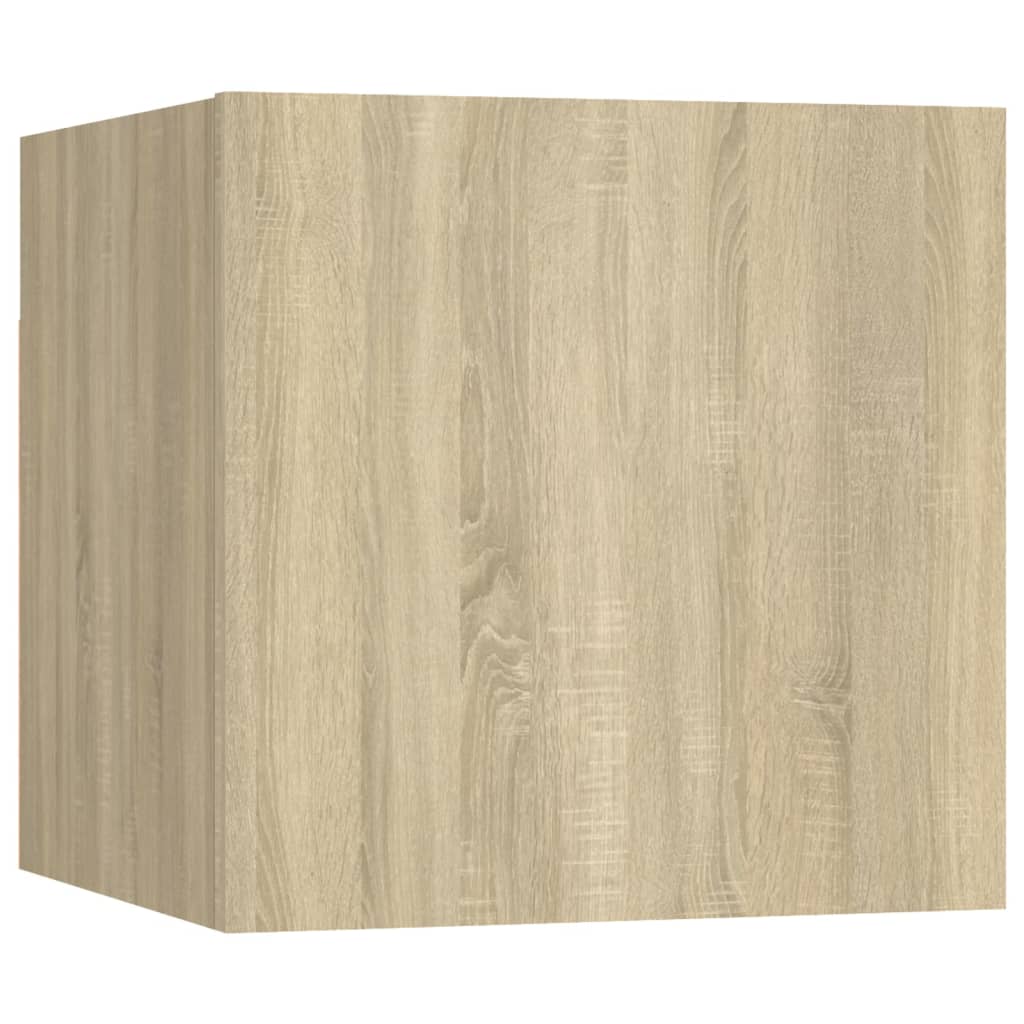 vidaXL TV-Wandschrank Sonoma-Eiche 30,5x30x30 cm