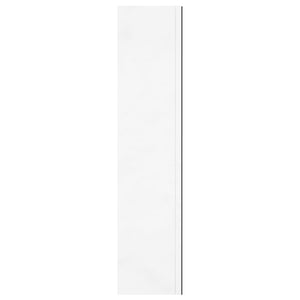 vidaXL Bad-Spiegelschrank 60x15x75 cm MDF Glänzendes Weiß