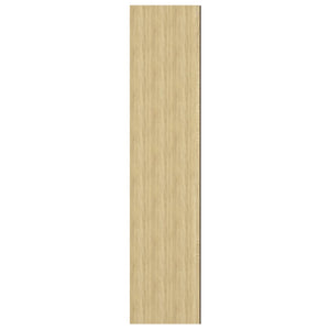 vidaXL Bad-Spiegelschrank 60x15x75 cm MDF Weiß und Eiche-Optik