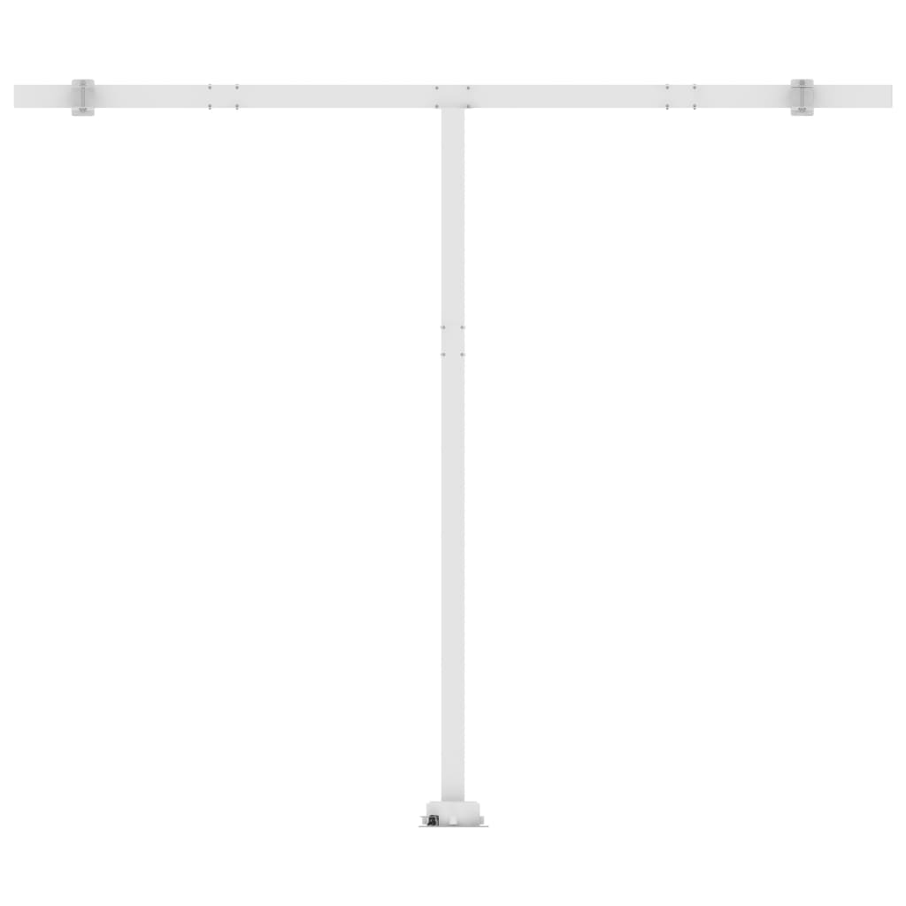 vidaXL Standmarkise Manuell Einziehbar 300x250 cm Blau/Weiß