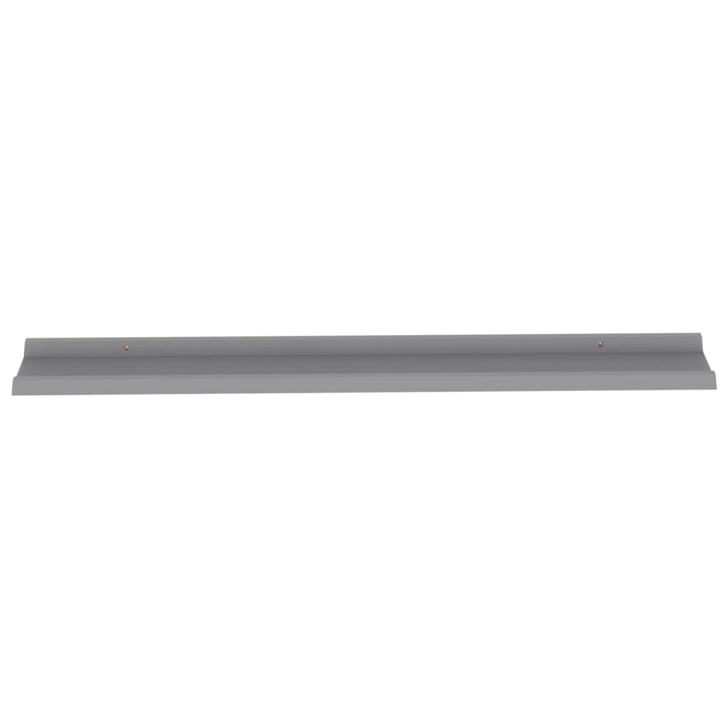 Wandregale 4 Stk. Grau 115x9x3 cm Stilecasa