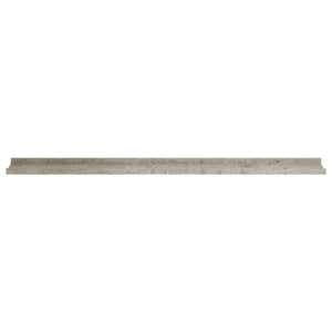 Wandregale 2 Stk. Betongrau 115x9x3 cm Stilecasa