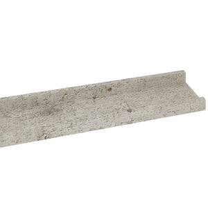 Wandregale 2 Stk. Betongrau 115x9x3 cm Stilecasa