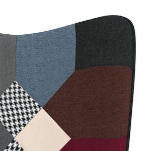 vidaXL Relaxsessel Patchwork Stoff