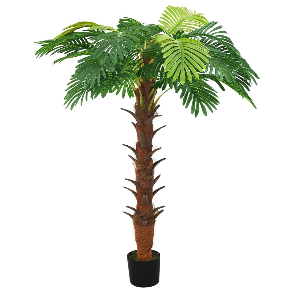 vidaXL Künstliche Palme Cycas mit Topf 160 cm Grün