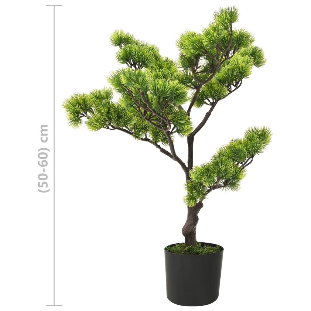 vidaXL Künstlicher Bonsai Pinus mit Topf 60 cm Grün