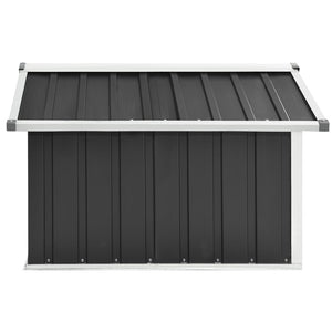 vidaXL Rasenmäher Garage 92x97x63 cm Verzinkter Stahl Anthrazit