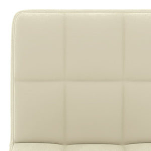 Barhocker 2 Stk. Creme Samt