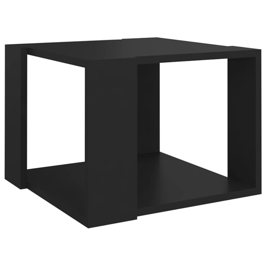 vidaXL Couchtisch Schwarz 40x40x30 cm Holzwerkstoff