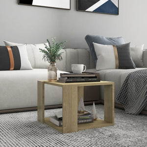 vidaXL Couchtisch Sonoma-Eiche 40x40x30 cm Holzwerkstoff